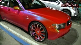 OUTRAGEOUS BMW 745 Li on 24quot Forgiatos  1080p HD [upl. by Saunderson]