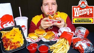 Wendys • MUKBANG [upl. by Wilona]