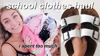 HUGE BACK TO SCHOOL TRYON CLOTHING HAUL brandy melville urban outfitters F21 amp more [upl. by Poore690]