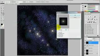 Beginners Photoshop space tutorial 1  Starfields [upl. by Izaak60]