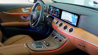 2021 MercedesBenz EClass  Interior Details [upl. by Watts311]