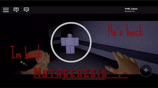 Back to mutagenesis  Roblox mutagenisis [upl. by Yemrots]