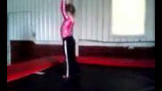 3 year old gymnast  back handsprings [upl. by Holms]