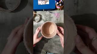 Best out of waste basket diy viral youtubeshorts [upl. by Aimej]