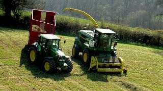 Silage 14  Nine Tractors and Two Foragers [upl. by Etnaik]