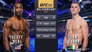 GEOFF NEAL VS IAN GARRY FULL FIGHT UFC 298 [upl. by Aihppa]