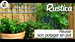 Printemps  planter un potager en pots sur un balcon ou une terrasse [upl. by Nas]