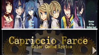 VOCALOID COLOR CODED LYRICS Capriccio Farce  MOTHY featuring Vocaloid 8 KANROMENG [upl. by Sayed]