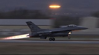 Powerful F16 Afterburner Takeoff [upl. by Sara]