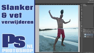 Overtollig vet verwijderen en slanker maken met Photoshop [upl. by Donatelli]