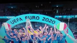 Europei 2020 2021 Italia Premiazione [upl. by Yhtorod]