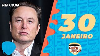 PROGRAMA CAFEZINHO  NEURALINK DE ELON MUSK FAZ O 1º IMPLANTE HUMANO DE CHIP CEREBRAL  300124 [upl. by Branscum]