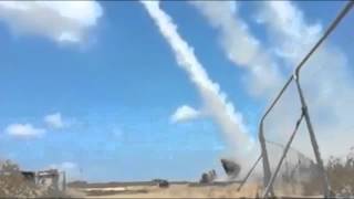 Iron Dome in Action [upl. by Lleznol]