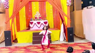 Aigiri Nandini Solo performance by Saanvi Best Durga Puja dance Classical dance [upl. by Worthy]