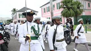 Royal Bahamas Police Band Return to Station [upl. by Avera873]