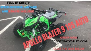 APOLLO BLAZER 9 125cc REVIEW GREEN GRAPHIC [upl. by Naek]