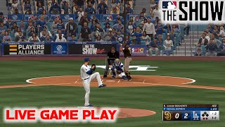 Los Angeles Dodgers vs San Diego Padres  Live GAME PLAY MLB The Show 24 PART5 [upl. by Denison552]