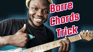 EASY barre chords lesson for beginners  Beginner Barre chords tutorial [upl. by Damon]