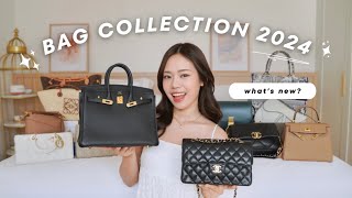 LUXURY BAG COLLECTION amp REVIEW 2024  a lot of new purchases 🥰 [upl. by Atikel309]