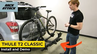 Thule T2 Classic 9044 Platform Hitch Bike Rack Install and Review [upl. by Nebeur]