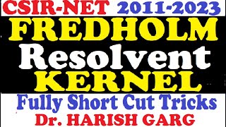 Fredholm Equation  Resolvent Kernel  Fully Short Cut Tricks [upl. by Heid]