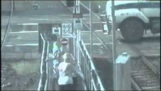 Near miss video released in rail safety campaign [upl. by Aicssej]