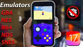 Install Emulators on iPhone IOS 17  No Jailbreak Easy Methods [upl. by Elehcir288]