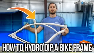 HOW TO HYDRO DIP A BIKE FRAME  Liquid Concepts  Weekly Tips and Tricks [upl. by Reace665]