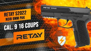 Retay S2022 9mm Pak  la réplique de larme utilisée par la gendarmerie en vente libre [upl. by Aliac]