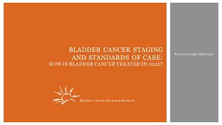 Staging and Standards of Care for Muscle Invasive Bladder Cancer [upl. by Sutsuj]