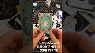 IL MESSAGGIO IMPORTANTE DI OGGI PER TE tarocchioggi tarot 2024 oracoli tarocchiamore tarocchi [upl. by Eekcaj]