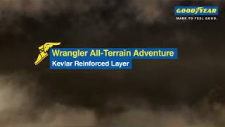 Goodyear Wrangler All Terrain Adventure capa de kevlar reforzada [upl. by Varhol]