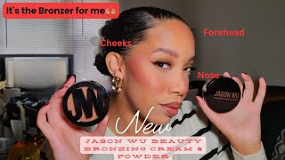 ✨️How To Bronze The Face Demonstration New Jason Wu Beauty Bronzing Cream amp Powder Tutorial [upl. by Astera51]