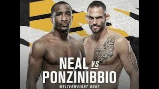 Geoff Neal vs Santiago Ponzinibbio PELEA GRATIS [upl. by Meridel627]