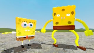 SPONGEBOB vs SPONG BOHB in Garrys Mod Memes vs Original [upl. by Haidej]