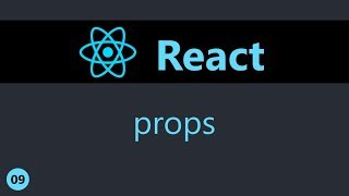 ReactJS Tutorial  9  Props [upl. by Llenol]