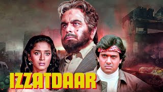 Izzatdaar 1990  Full Hindi Movie  Govinda Madhuri Dixit Dilip Kumar  Bollywood Action Movie [upl. by Oakleil]