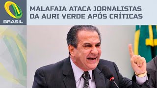 Silas Malafaia ataca jornalista da Auri Verde Brasil após receber críticas de apresentador [upl. by Akihc]