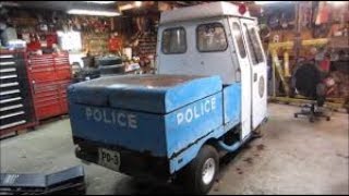 metal and rust repair on the cushman meter maid [upl. by Nosyrb302]