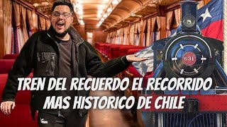 Así es el ICÓNICO TREN con MÁS HISTORIA de CHILE Un viaje desde SANTIAGO hasta San Antonio 🚂 [upl. by Kindig899]