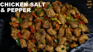 Quick Chicken Salt amp Pepper  Easy Chicken Bites [upl. by Aititil]