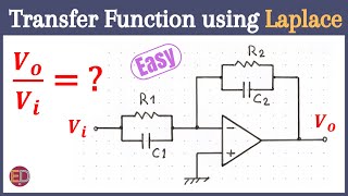 Transfer Function of Op Amp Circuit Inverting OpAmp Transfer function [upl. by Levan238]