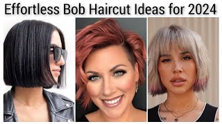 New and Viral Bob Hairstyles  Latest Trends to Try in 2024  Effortless Bob Haircut Ideas 2024 [upl. by Decato]