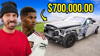 I BOUGHT MARCUS RASHFORDS WRECKED ROLLS ROYCE WRAITH [upl. by Houlberg]