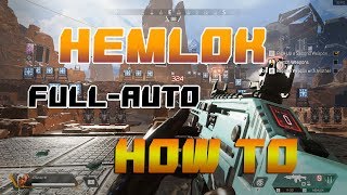 How To Make Hemlok Fully Automatic Apex Legends Macro [upl. by Pruchno]