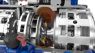 Voith automatic transmission for buses  DIWA Functional Principle Braking EN [upl. by Valerian402]