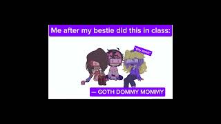 WHY AM I LIKE THIS WITH GOTHSEMOS  gachalife2 funny gay goth [upl. by Hnil]