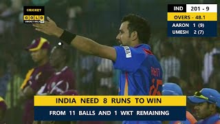 INDIA NEED 11 RUNS AND 1 WICKET LEFT  THRILLER [upl. by Vastah]