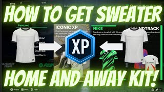 How To Get The Winter Sweater Home And Away Kit  EAFC 24 Ultimate Team [upl. by Sonafets131]