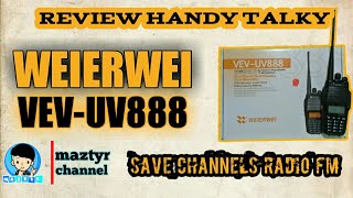 Review  cara setting ht weierwei uv 888 repeater [upl. by Pillsbury588]